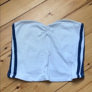 White crop top